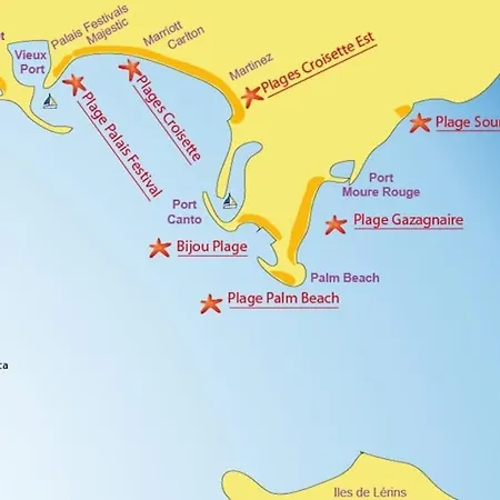 Palm Parking, Clim, Wifi 2' à Pieds Cannes